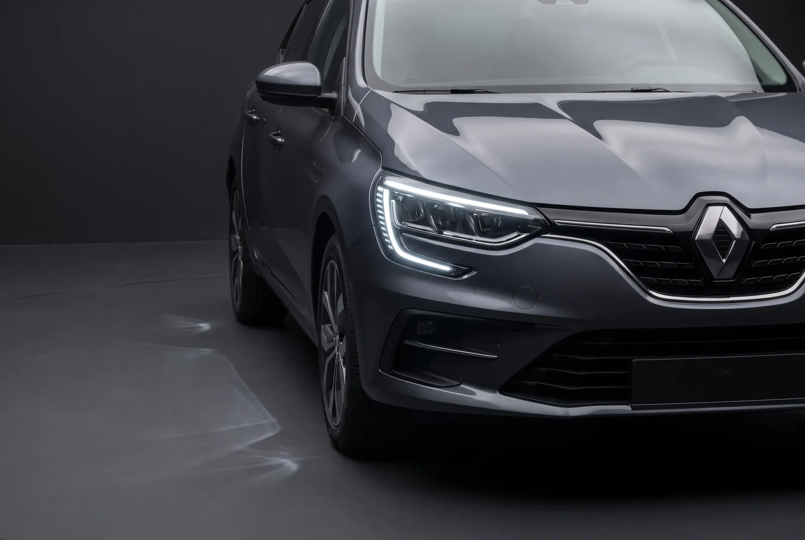 Detail van een Renault